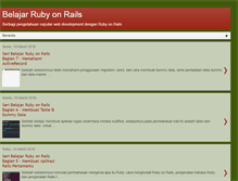 Tablet Screenshot of belajarrubyonrails.com